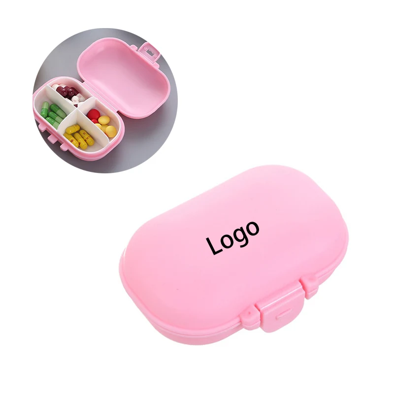 4 Compartments Portable Pill Box 1