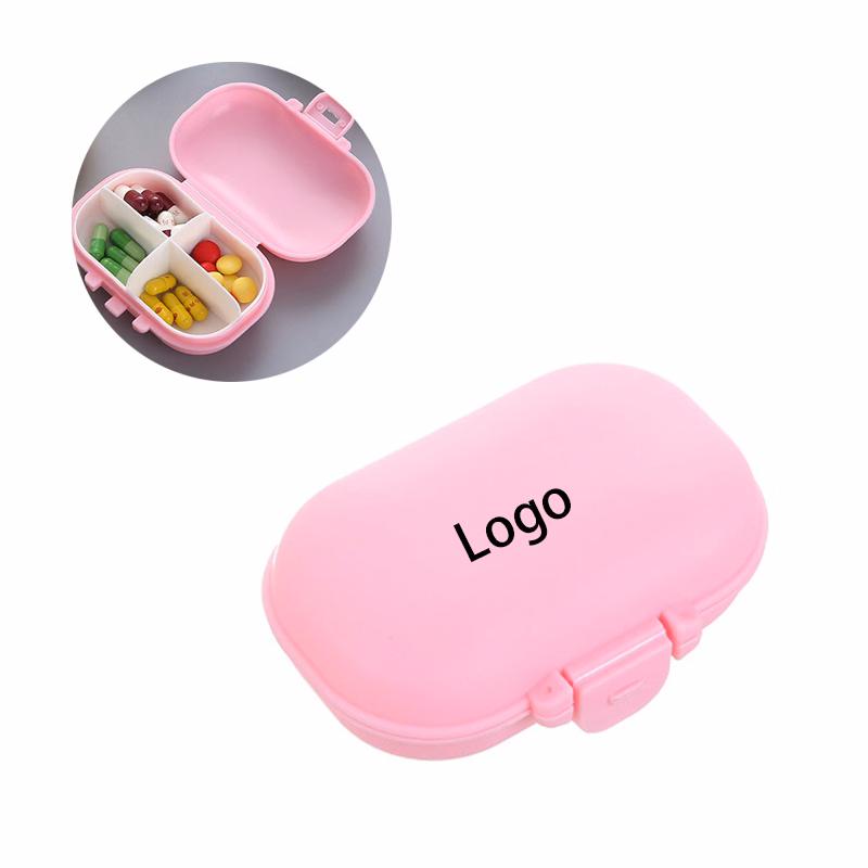 4 Compartments Portable Pill Box