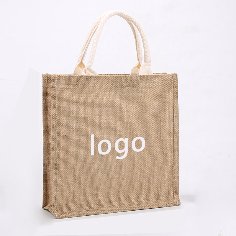 Jute Handbag With Bottom And Side