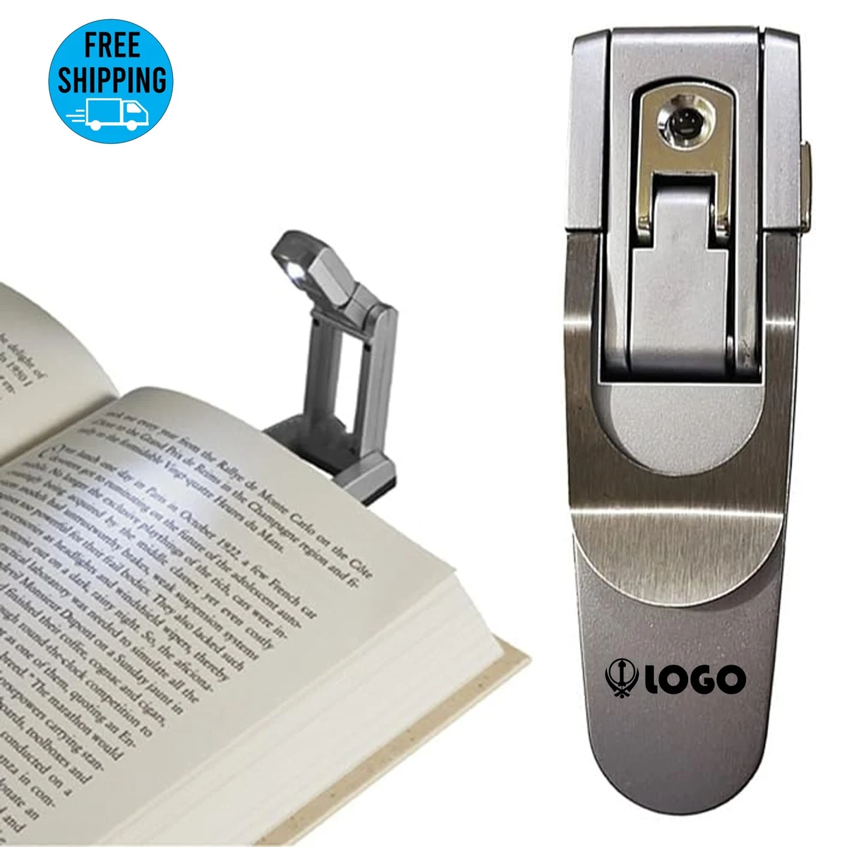 Foldable Led Reading Lamp with clip 1