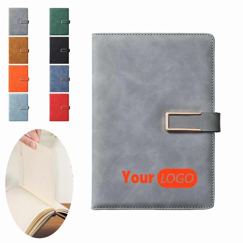 Soft Leather Magnetic Notebook