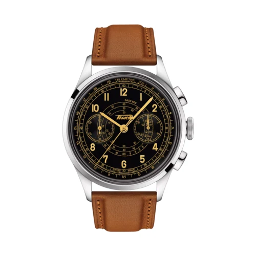Tissot Telemeter 1938 Light Brown Leather Watch 1