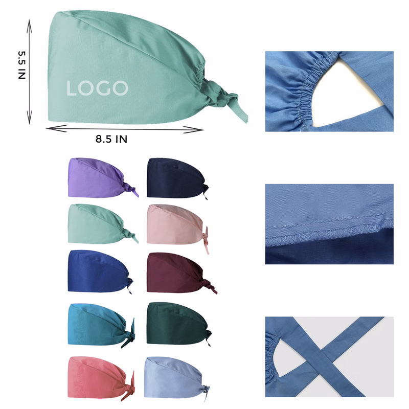 MOQ 10 PCS Pure Cotton Nurse Cap