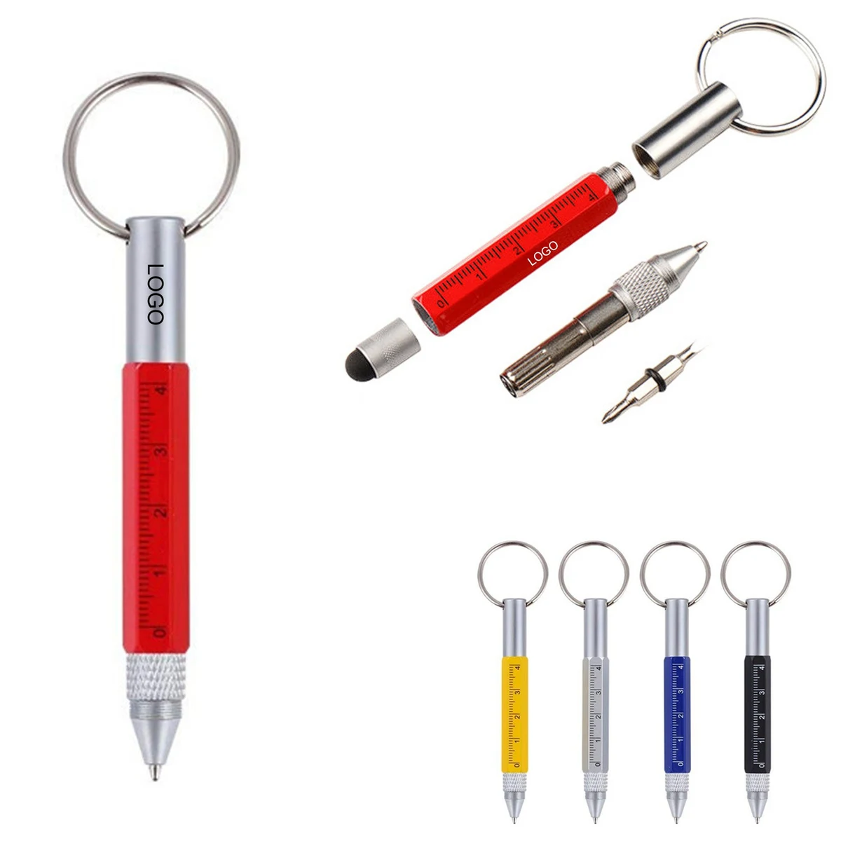 6-In-1 Key Ring Pen Practical 1