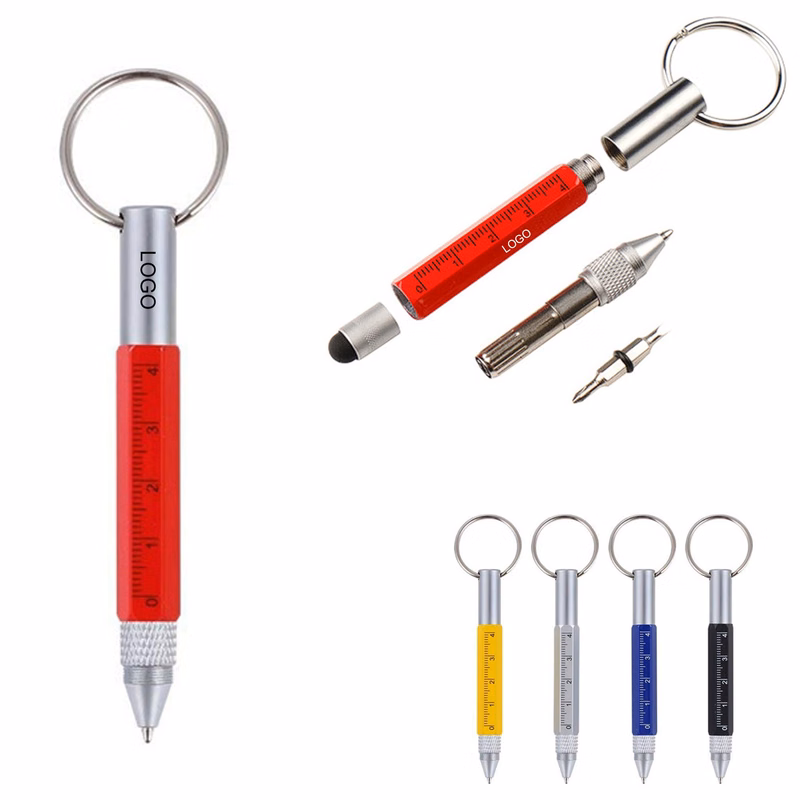 6-In-1 Key Ring Pen Practical