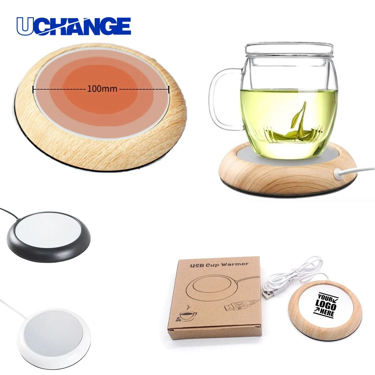 Coffee Mug Warmer USB Heating Coaster Plus 1