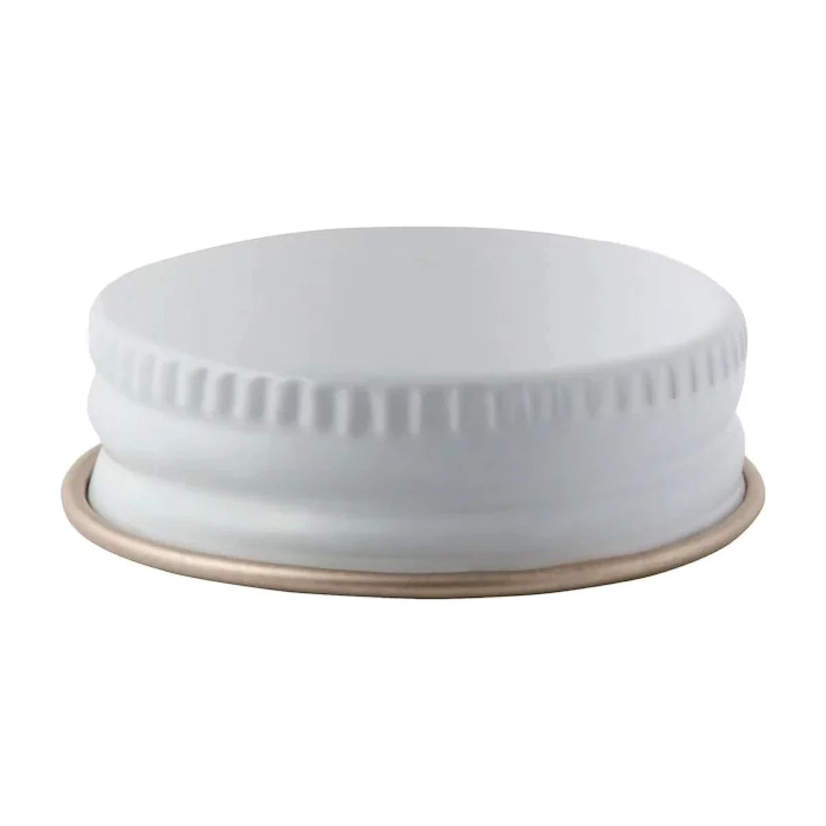 White Lids for 32 oz. Boston Rounds 1