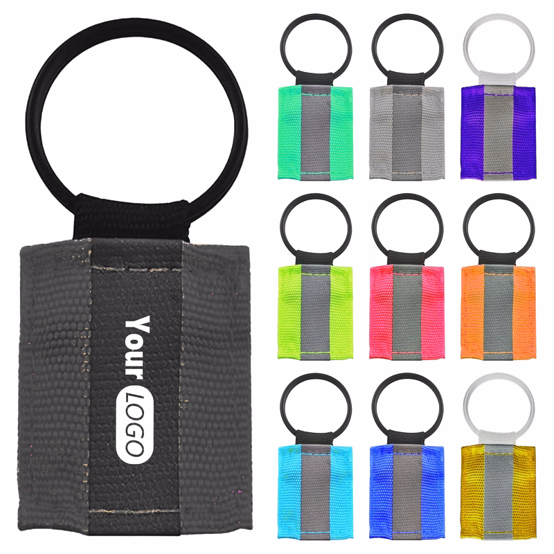 Nylon Reflective Keychain For Safety And Style On The Go