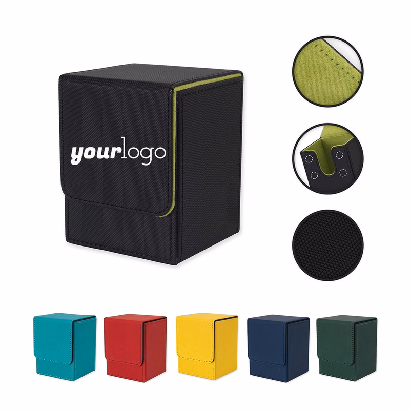 Magnetic PU Leather Card Box