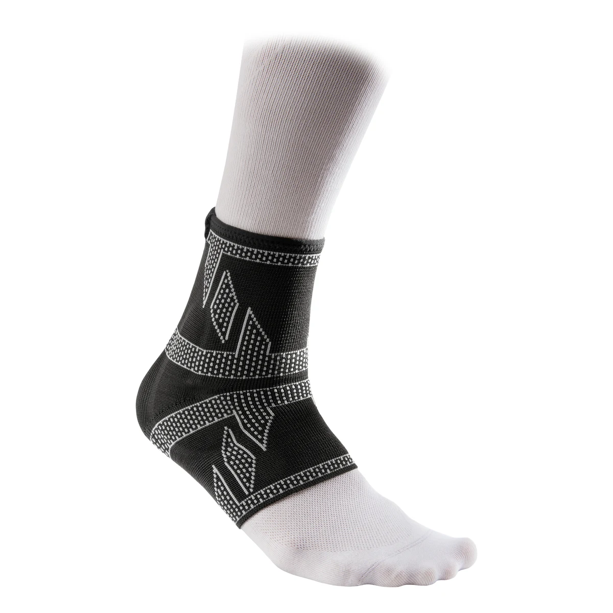 Level 2 Ankle Slv 4 Way Elite Elastic Blk 1