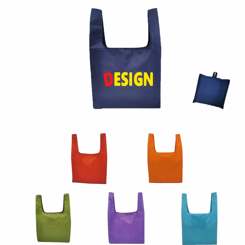 Foldable Waterproof Polyester Shopping Bag