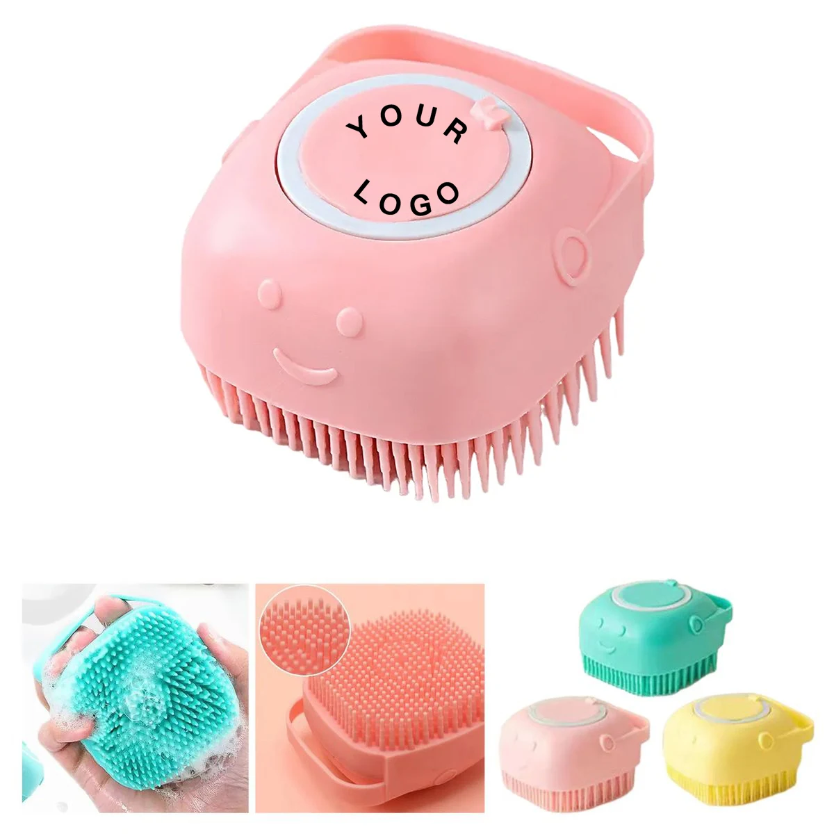 Pet Bath Brush for Gentle Cleaning and Grooming 1