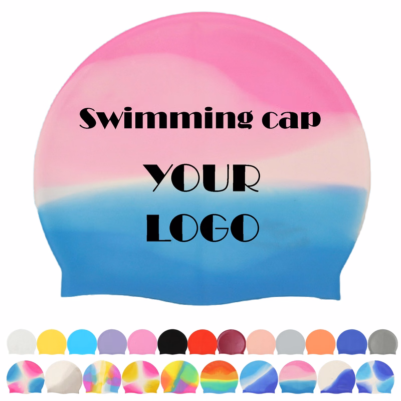 Professional Color silicone Swim Cap MOQ 30PCS