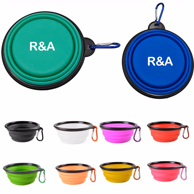 12 OZ Collapsible Dog Bowl with Carabiner