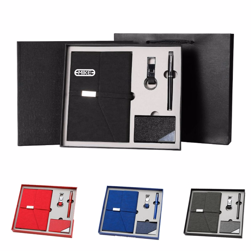 PU Leather Notebook Gift Set