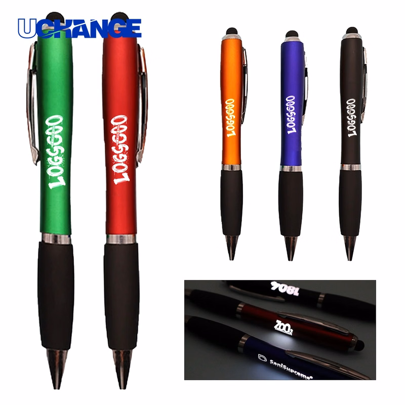 Touchscreen Glowing Pen for Dark Environments