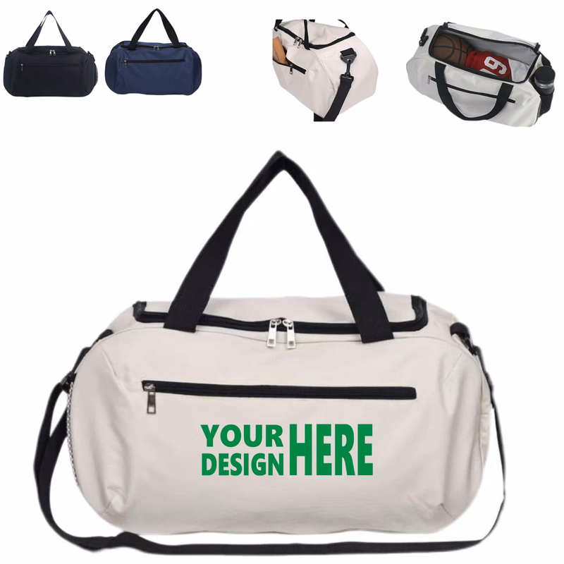 Contemporary Mod-Style Duffel Bag