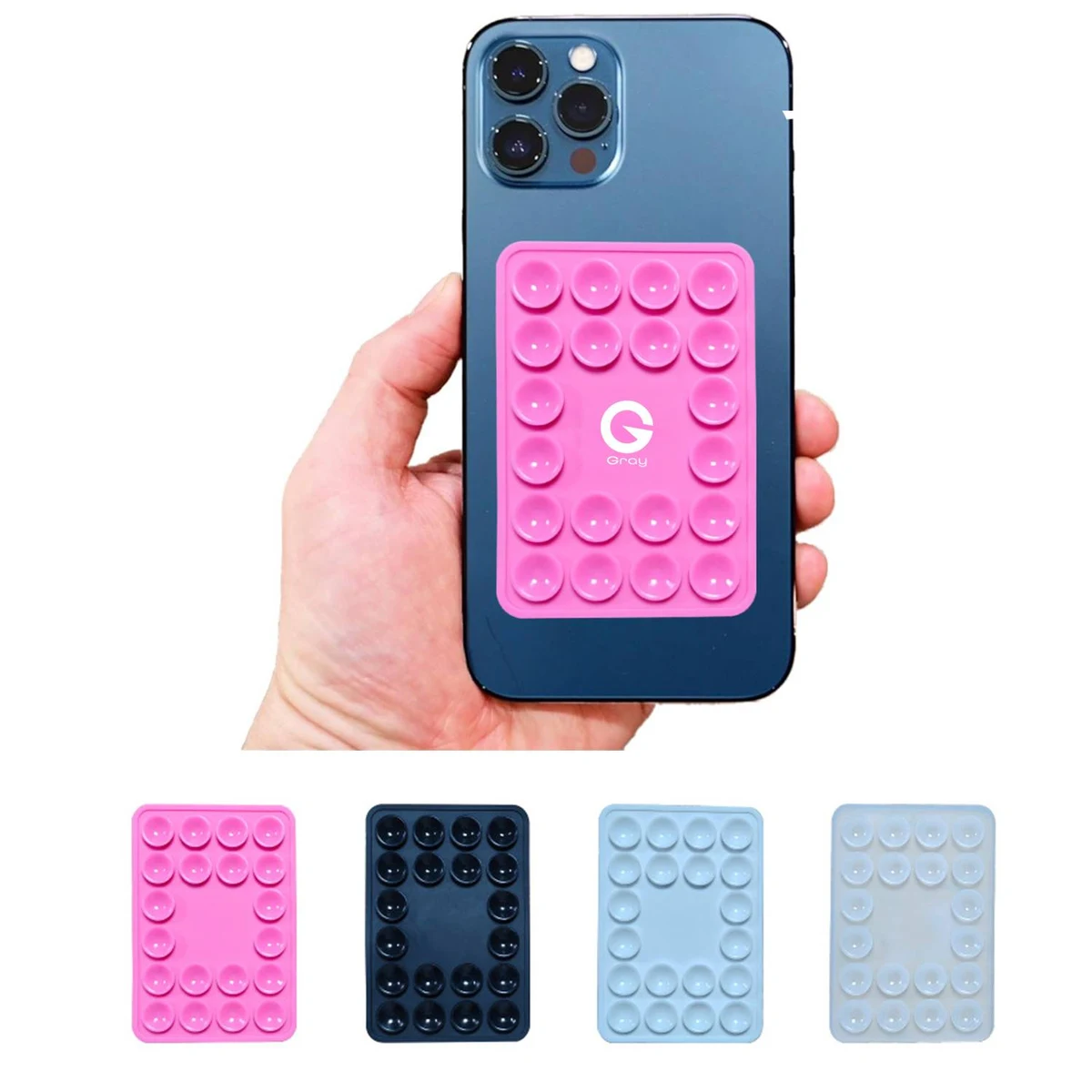 Silicone Sucker Suction Phone Case Mount 1
