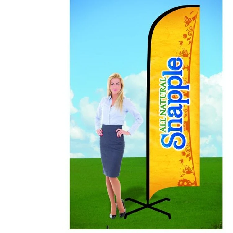 8ft Banner Flag with X Stand-Double 1