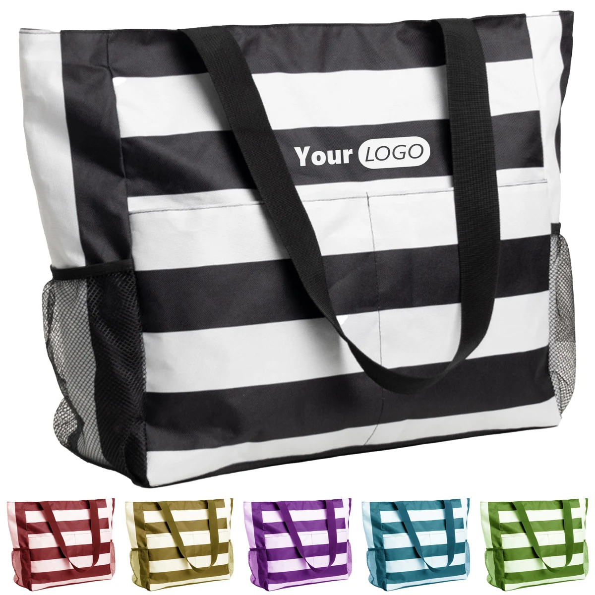 Polyester Portable Multi Pocket Handbag 1