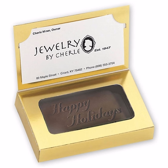 Dark Chocolate Business Card