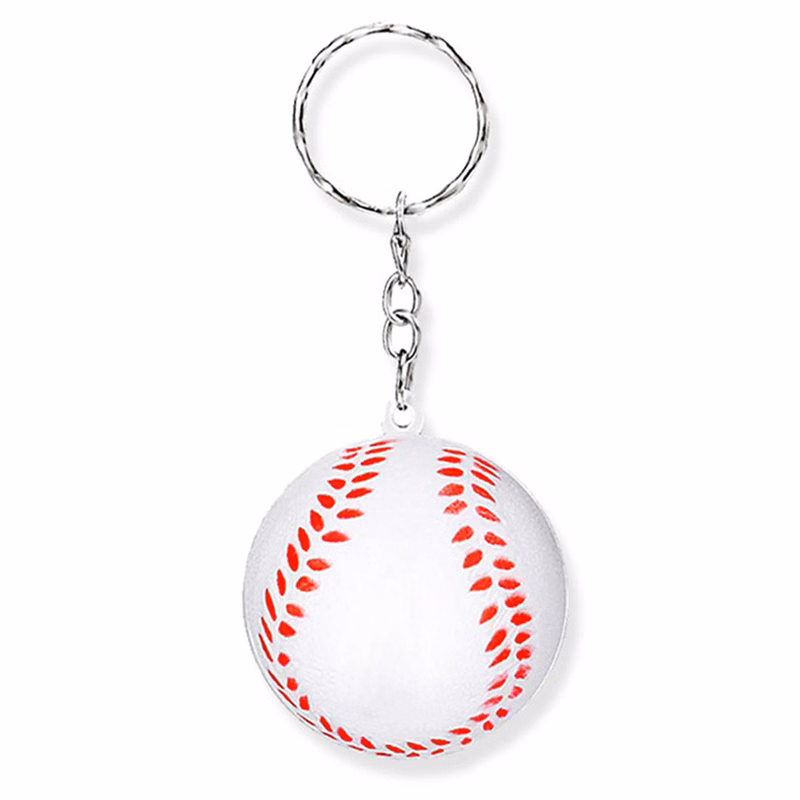 Baseball Key Ring Stress Ball