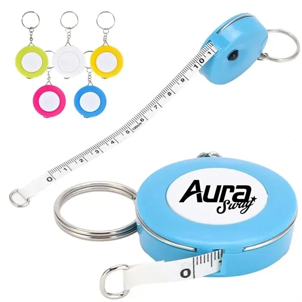 Custom 1.5m Retractable Tape Measure Keychain — Pocket Professional Tool Essential 1