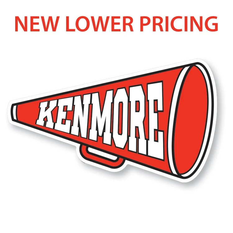 30 Mil Small Megaphone Car Magnet - Full Color 1