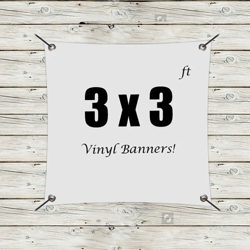 Custom 3' x 3' Vinyl Banners 1