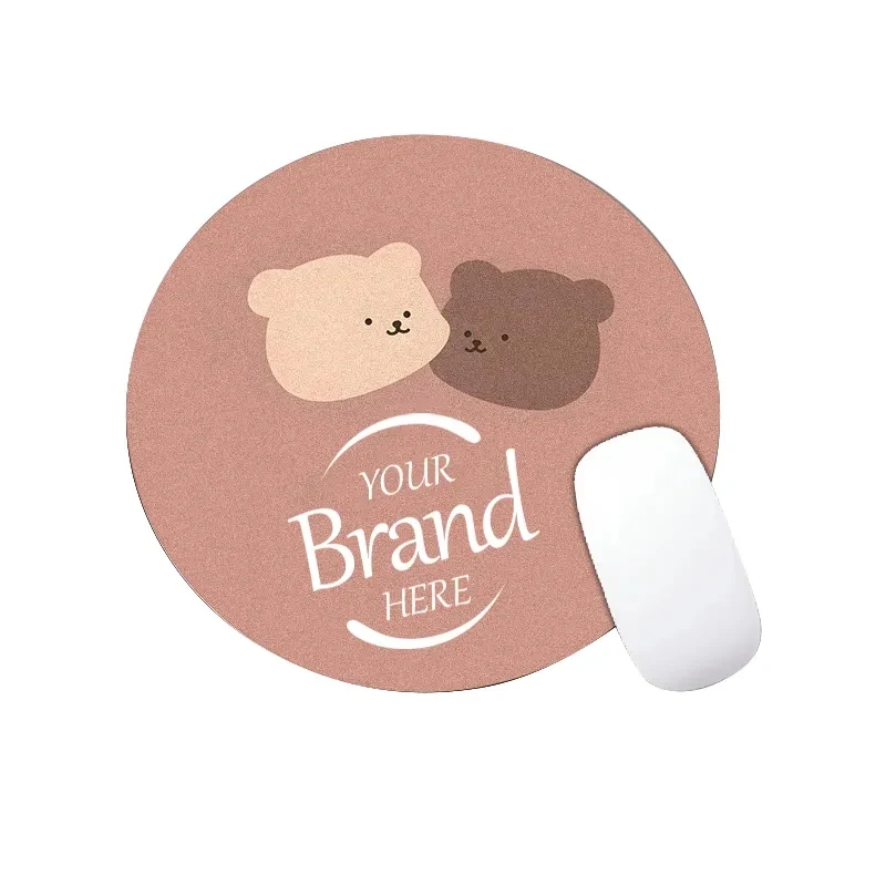 Round Rubber Multi Color Mouse Pad 1