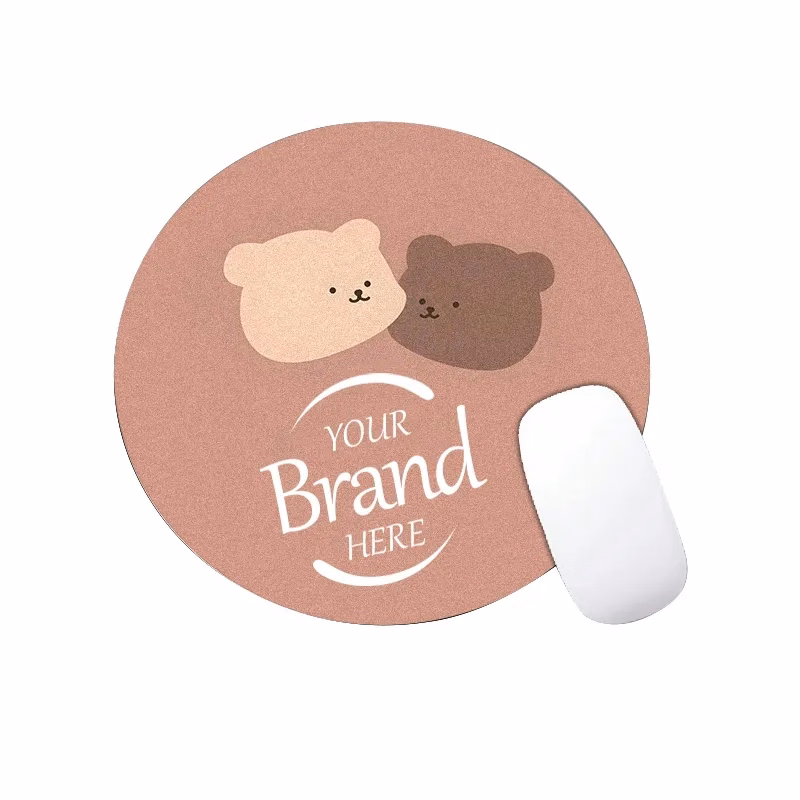 Round Rubber Multi Color Mouse Pad