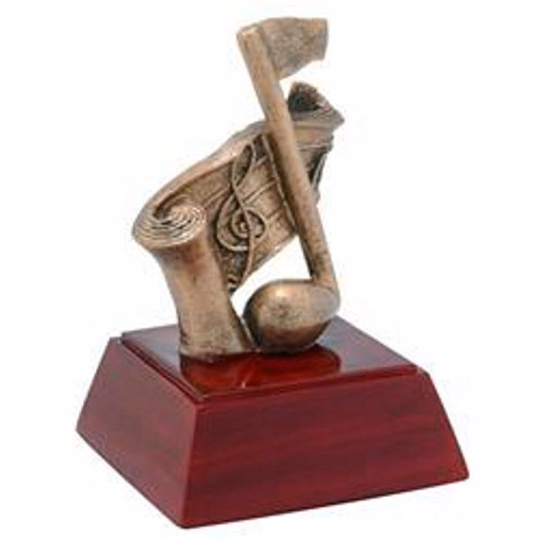 Music Note Resin Sculpture