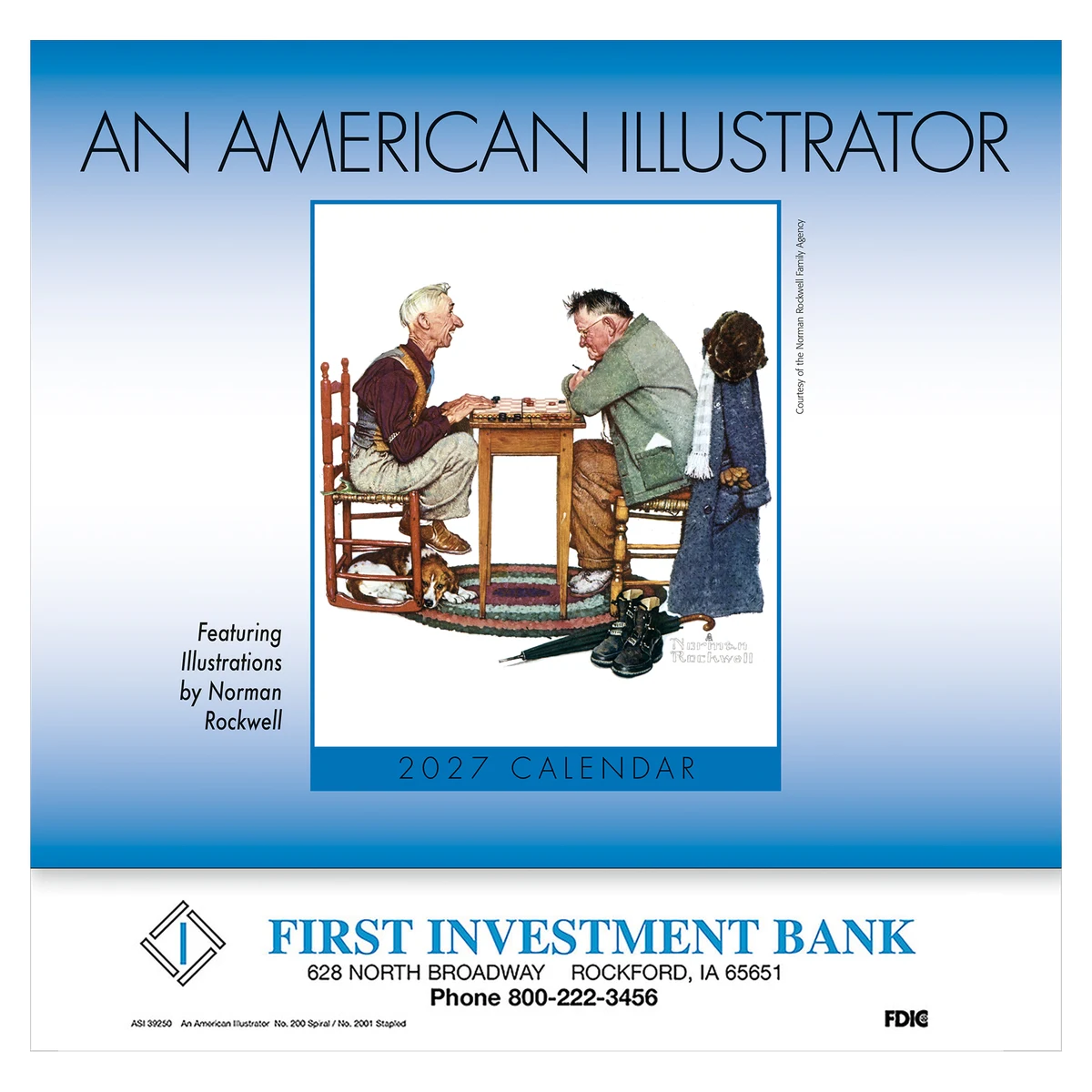An American Illustrator Wall Calendar: 2027 Stapled 1