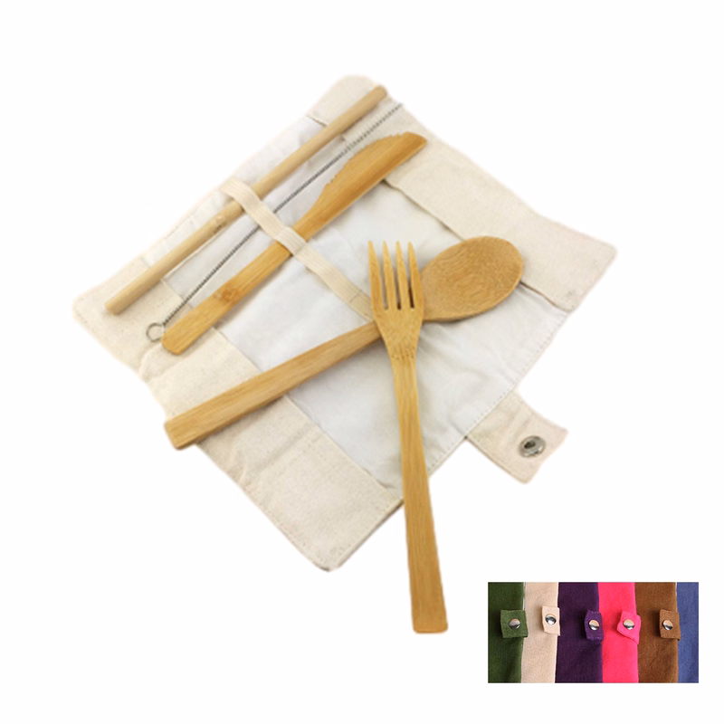 Reusable Bamboo  Cutlery Travel Set