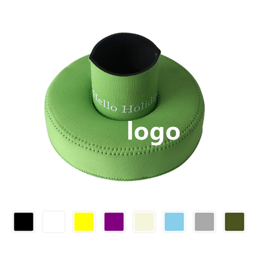 Inflatable Floating Neoprene Can Coolie 1