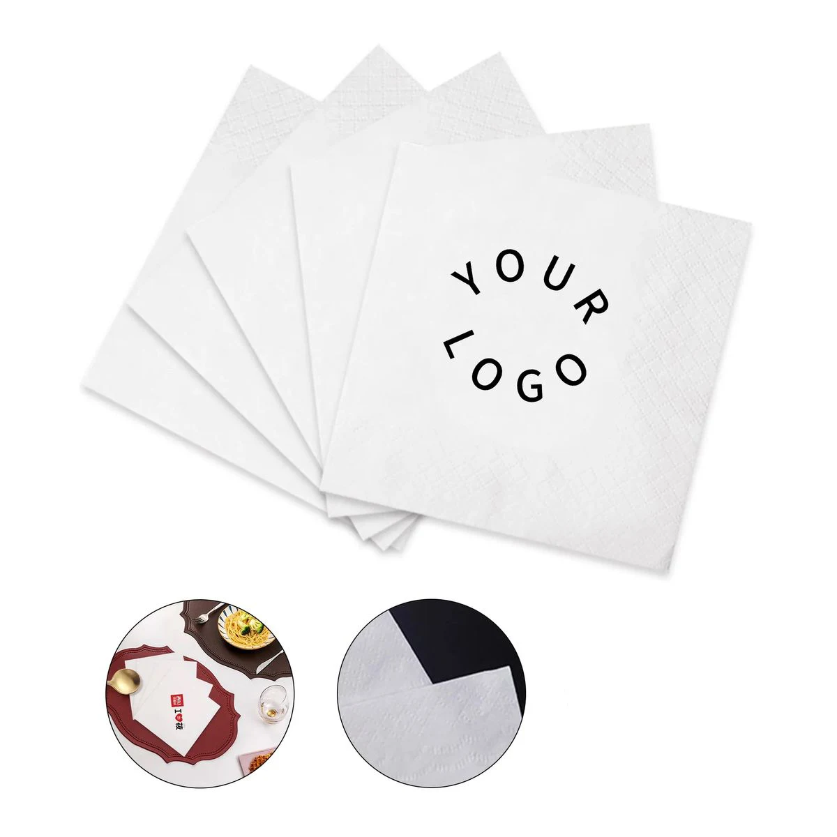 9.1 Inch Square Paper Napkin for Restaurants 1