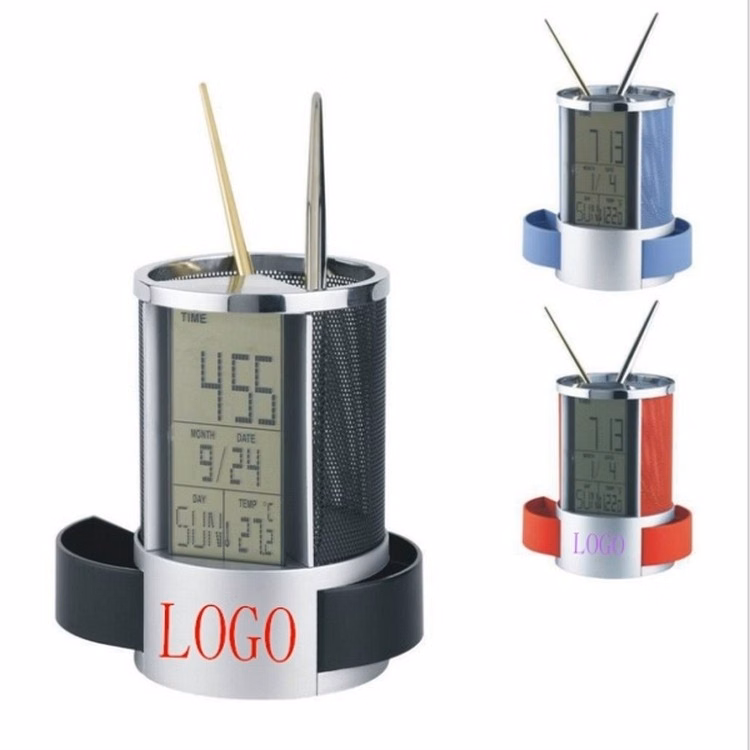 Calendar pen holder