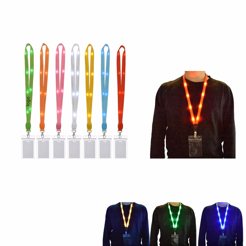 Light Up LED Cruise Lanyard Flashing Neck Necklace