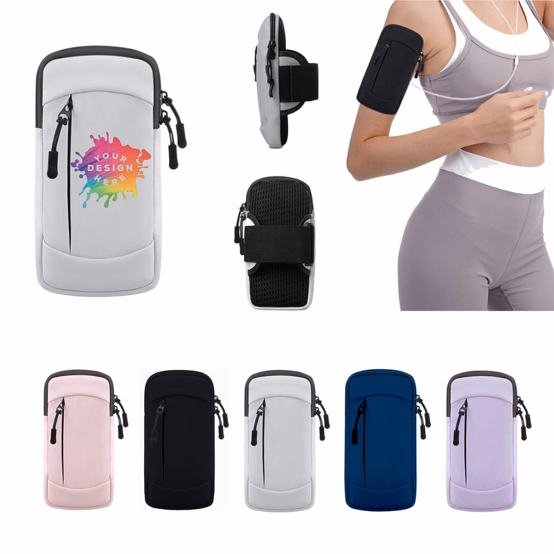 Full Color Running Armband Cell Phone Holder MOQ 50