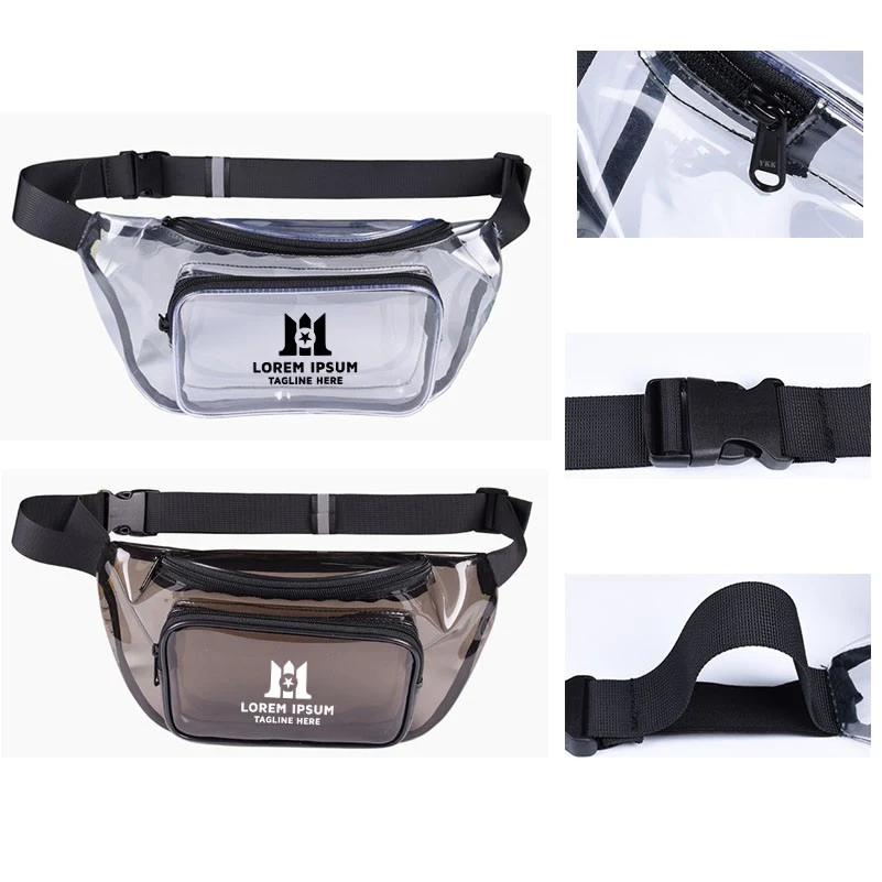 Waterproof PVC Clear Stadium Approved Fanny Pack 1