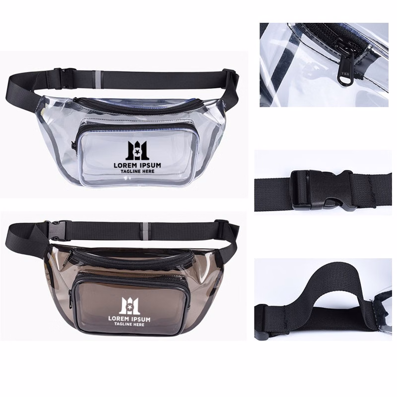 Waterproof PVC Clear Stadium Approved Fanny Pack