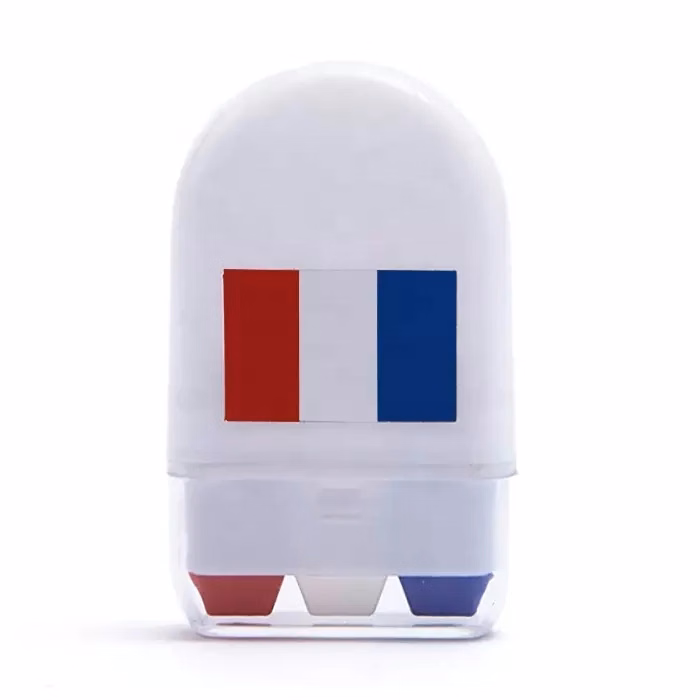 Sport Game Gift Face Paint 3 Color Flag Face Paint Stick For Football Fans