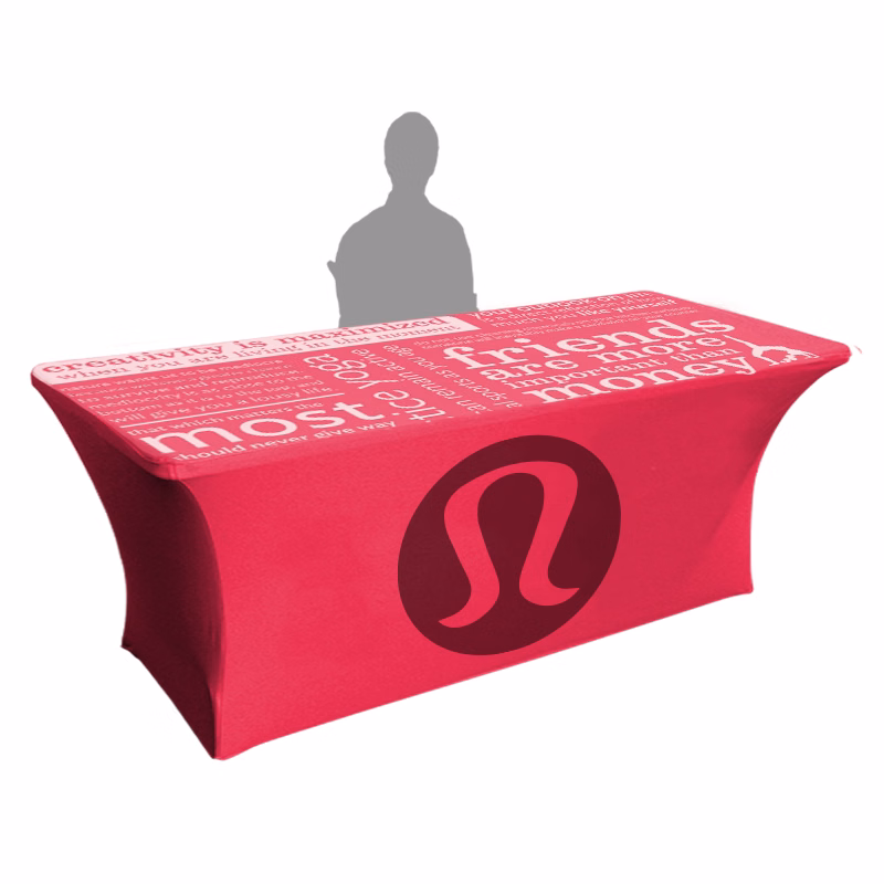 8ft Printed Stretch Tablecloth