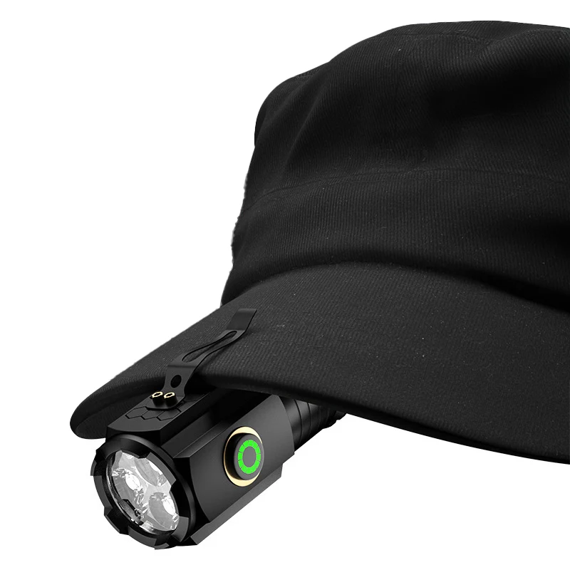 Strong Light Magnetic Aluminum Alloy Cap Clip Lamp 1