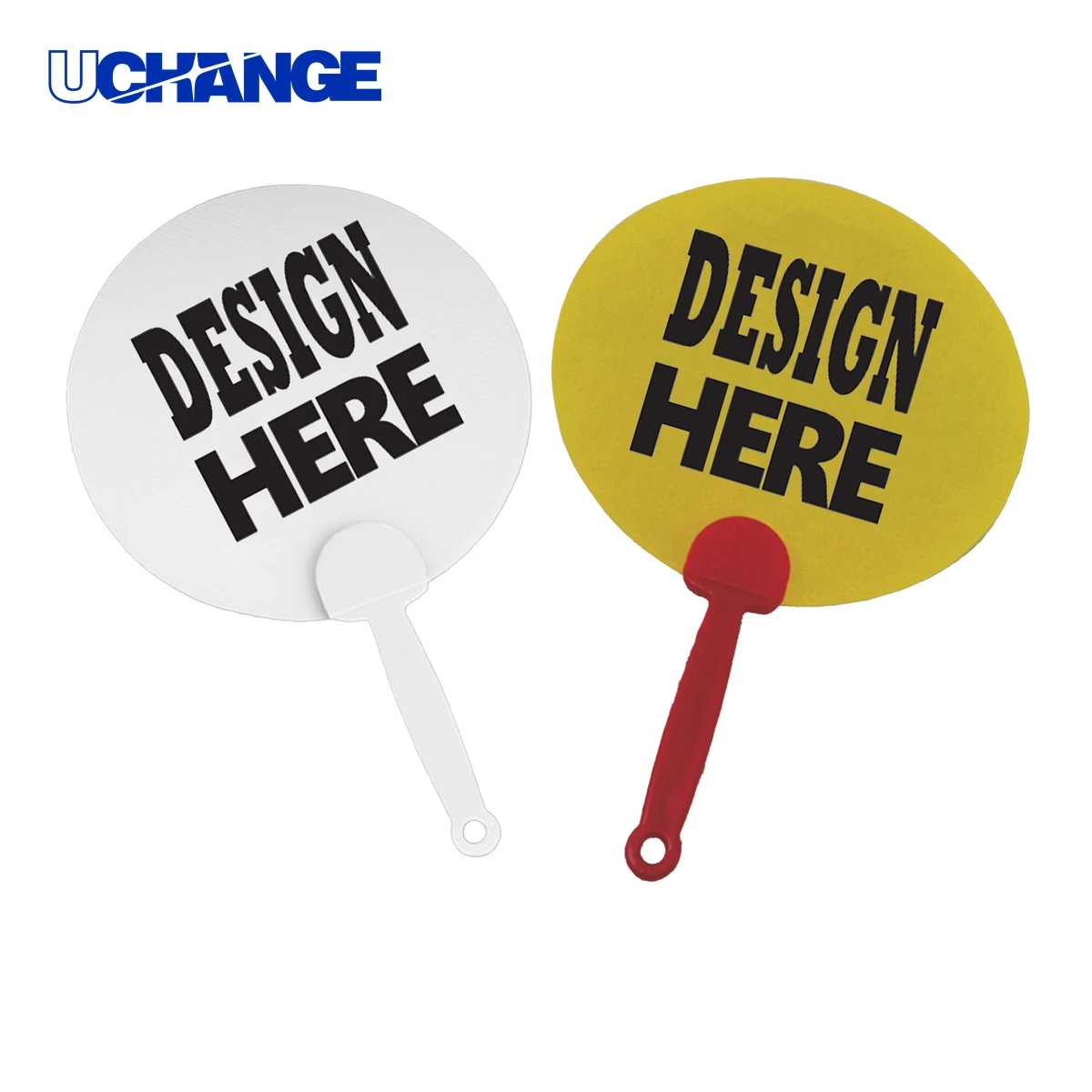 Plastic Hand-Cranked Promotional Fan 1