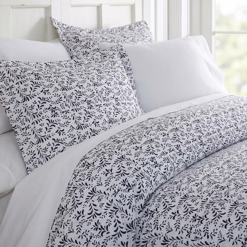Duvet Cover Sets - Navy Vine Twin 2 Piece