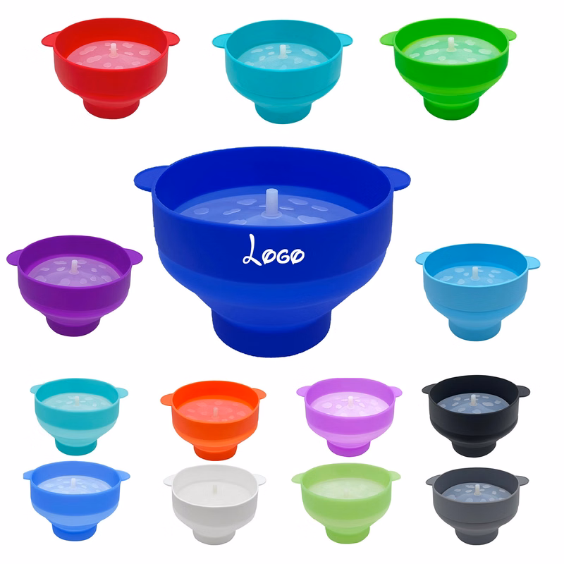 Silicone Popcorn Bowl With Lid