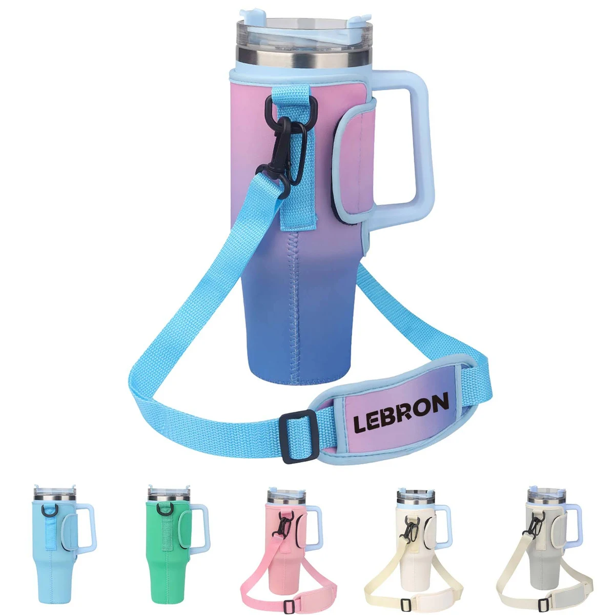 Neoprene 40oz Tumbler Water Bottle Carrier Bag Holder 1