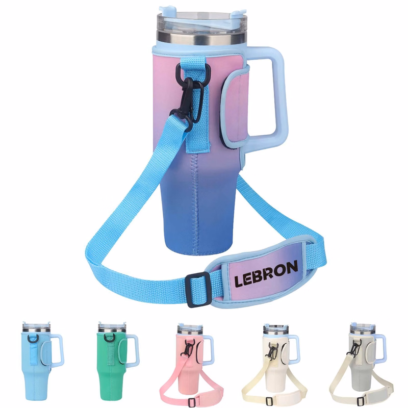 Neoprene 40oz Tumbler Water Bottle Carrier Bag Holder