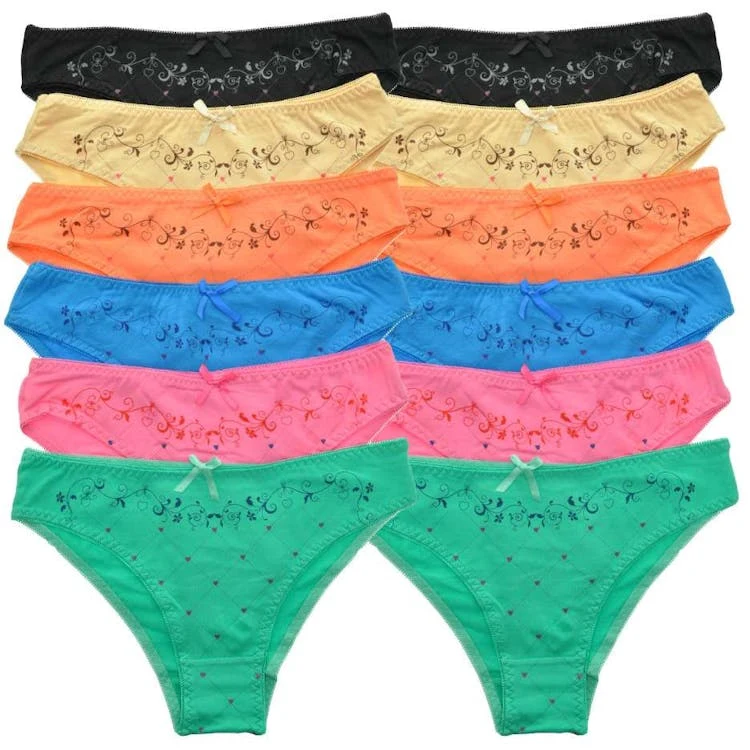 Cotton Bikinis - Assorted Colors S-XL 1